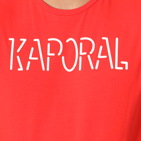Kaporal - Tee Shirt Hello Rouge
