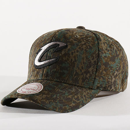 Mitchell and Ness - Casquette Abstract Camo Cleveland Cavaliers Camouflage Kaki