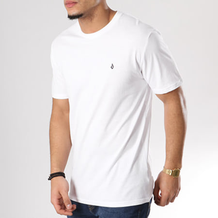 Volcom - Tee Shirt Stone Blanks Blanc