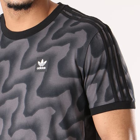 Adidas Originals - Tee Shirt Warp CF5841 Noir Gris Anthracite 