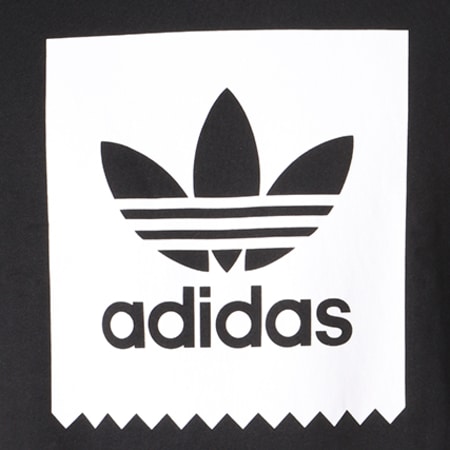 Adidas Originals - Sweat Capuche Solid BB CW2358 Noir Blanc