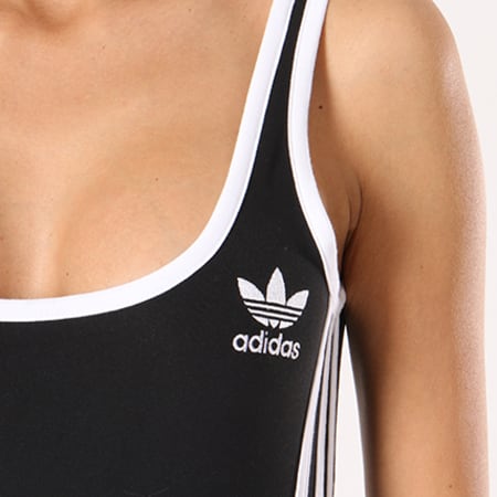 Adicto disfraz Integrar Adidas Originals - Body Femme 3 Stripes CE5600 Noir -  LaBoutiqueOfficielle.com