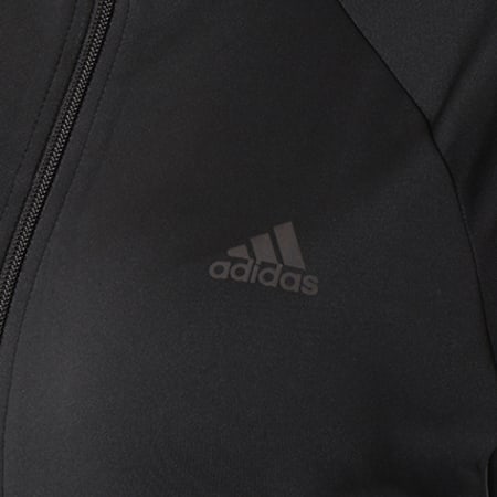 Adidas Sportswear - Veste Zippée Bandes Brodées Femme D2M BK7680 Noir