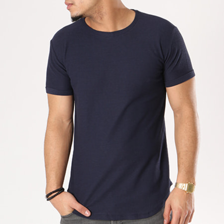 Frilivin - Tee Shirt Oversize 2867 Bleu Marine