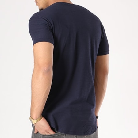 Frilivin - Tee Shirt Oversize 2867 Bleu Marine