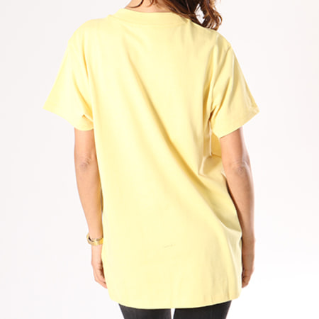 Adidas Originals - Tee Shirt Oversize Femme Big Trefoil CE2438 Jaune