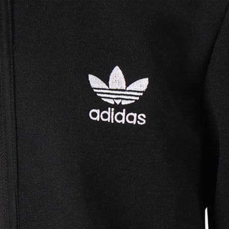 Adidas Originals - Veste Zippée Capuche Enfant BB CE4077 Noir Blanc