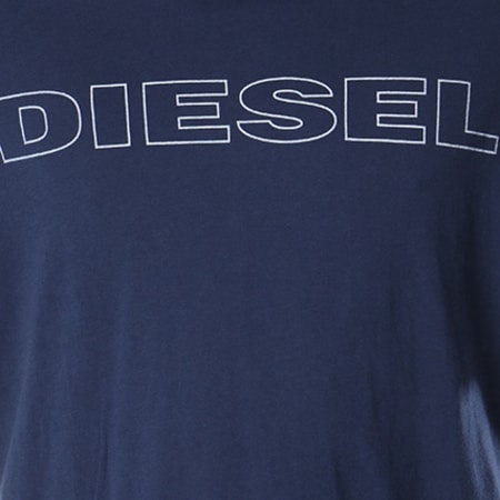 Diesel - Tee Shirt Manches Longues Capuche Jimmy 00SCW4-0DARX Bleu Marine