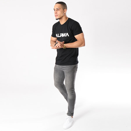 Alrima - Tee Shirt Logo Noir Blanc