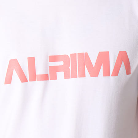 Alrima - Tee Shirt Logo Blanc Rose