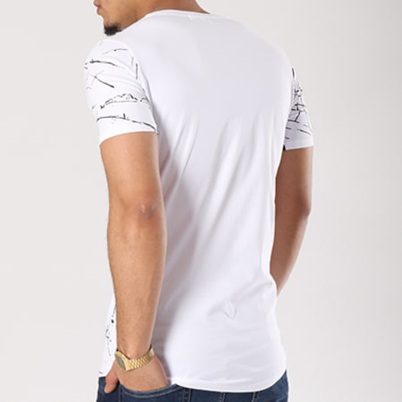 Berry Denim - Tee Shirt Oversize JAK003 Blanc