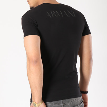 Emporio Armani - Tee Shirt Mega Logo 111035-8P516 Noir