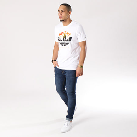 Adidas Originals - Tee Shirt Shock CF3121 Blanc