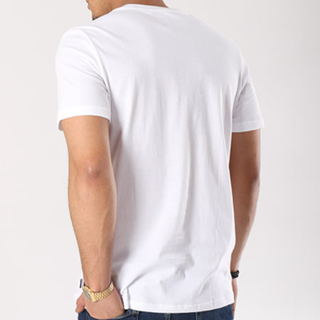 Adidas Originals - Tee Shirt Solid BB CW2341 Blanc Rouge
