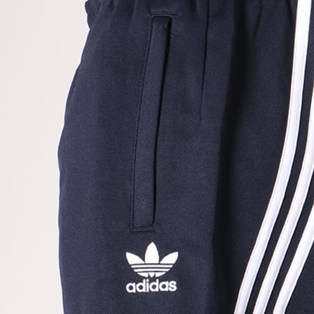 Adidas Originals - Pantalon Jogging Bandes Brodées Wrap CE4805 Bleu Marine