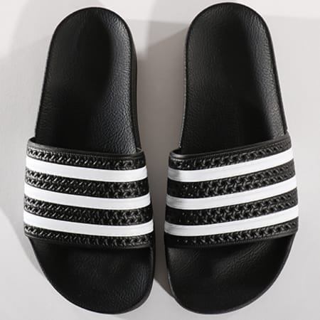 Adidas Originals - Claquettes Adilette 280647 Core Black White