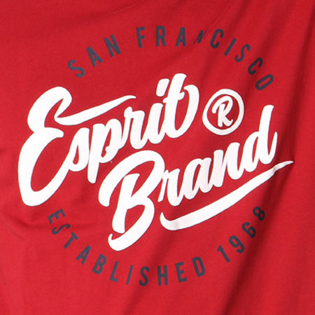 Esprit - Tee Shirt 028EE2K021 Rouge