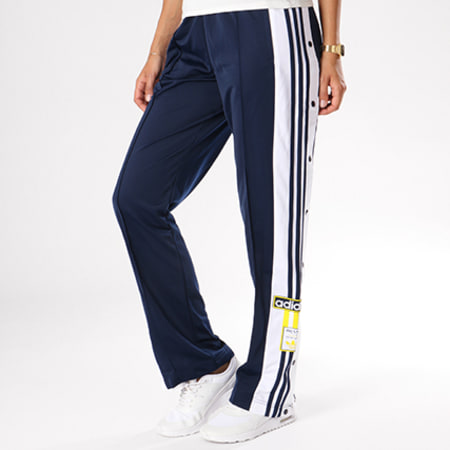 Adidas Originals - Pantalon Jogging Femme Bandes Brodées Adibreak Bleu Marine Blanc - LaBoutiqueOfficielle.com