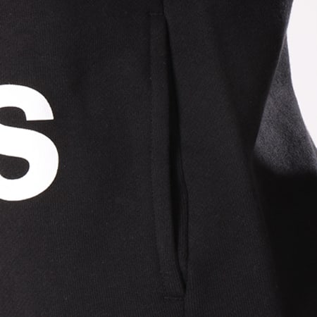 Adidas Originals - Sweat Capuche Femme Trefoil CE2408 Noir Blanc 
