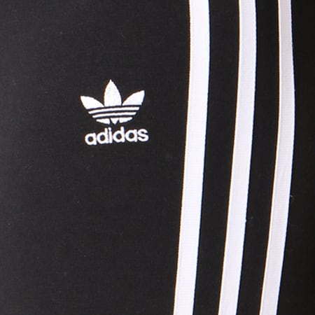 Adidas Originals - Legging Femme Bandes Brodées CE2441 Noir Blanc 