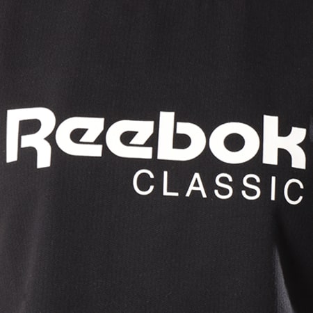 Reebok - Tee Shirt Femme Crop Q2 CF3152 Noir Blanc