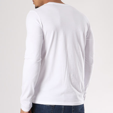 Swift Guad - Tee Shirt Manches Longues Pop Art Blanc