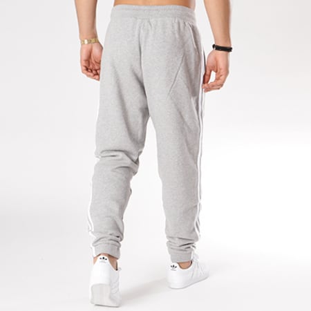 Adidas Originals - Pantalon Jogging Bandes Brodées 3 Stripes CY4569 Gris Chiné