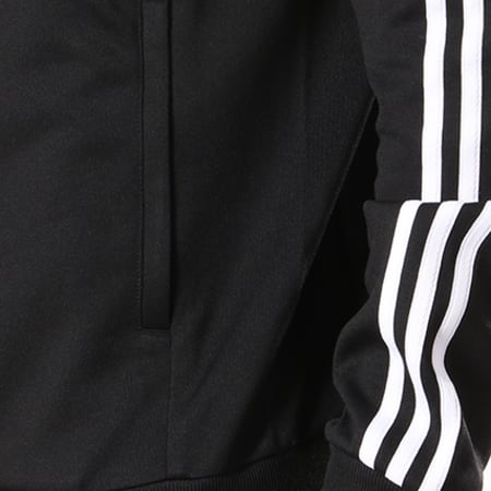 Adidas Originals - Veste Zippée Avec Bandes Brodées SST CW1256 Noir