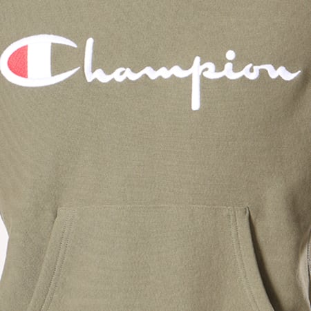 Champion - Sweat Capuche 210967 Vert Kaki