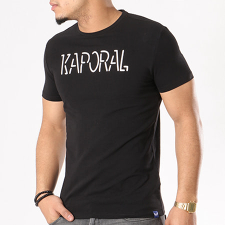 Kaporal - Tee Shirt Hello Noir