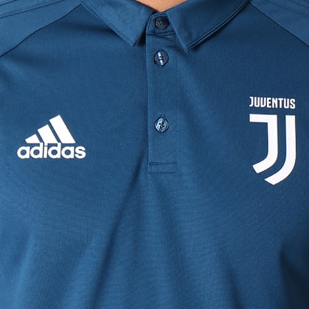 Adidas Sportswear - Polo Manches Courtes Juventus B39745 Bleu Pétrole