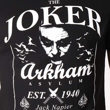 DC Comics - Tee Shirt Joker Daniels Noir