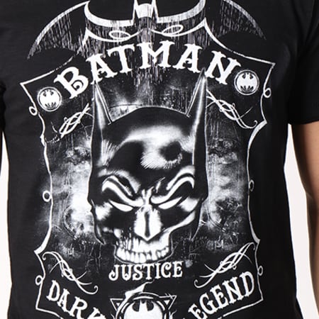 DC Comics - Tee Shirt Skullbat Noir