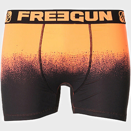 Freegun - Boxer Ink 1 Noir Orange Fluo