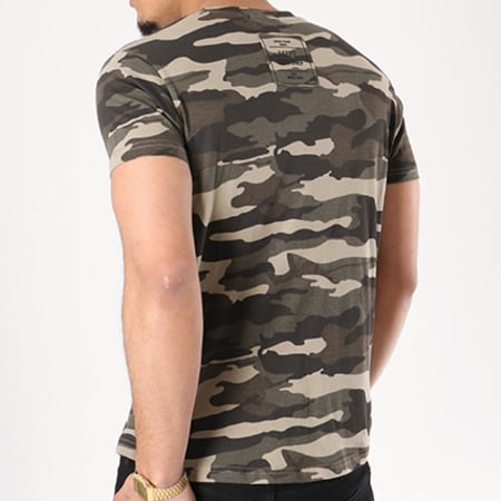 MZ72 - Tee Shirt Tactik Vert Kaki Camouflage