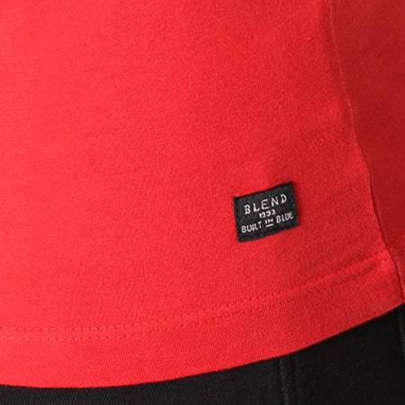Blend - Tee Shirt 20704940 Rouge