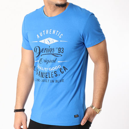 Blend - Tee Shirt 20704940 Bleu Roi
