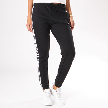 Adidas Originals - Pantalon Jogging Bandes Brodées Femme Regular TP Cuf CE5607 Noir Blanc 
