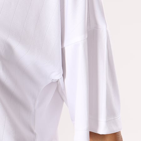 Adidas Originals - Tee Shirt Crop Femme Trefoil CD6875 Blanc