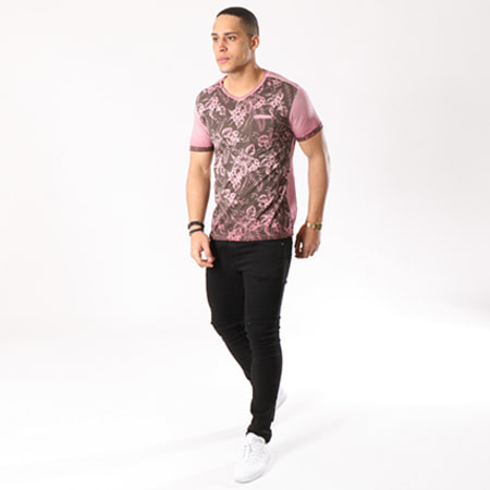 American People - Tee Shirt Poche Gabriel Rose Floral