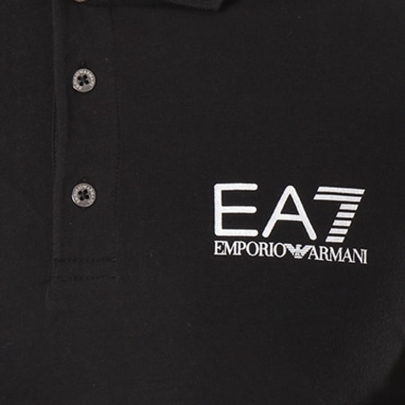 EA7 Emporio Armani - Polo Manches Longues 3ZPF54-PJ03Z Noir