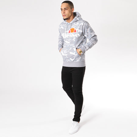Ellesse Sweat Capuche Gottero Camouflage Gris
