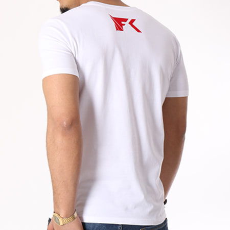 Firelek - Tee Shirt Logo Feutrine Blanc