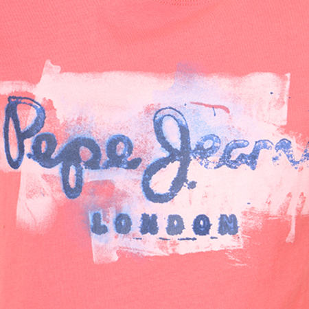 Pepe Jeans - Tee Shirt Enfant Golders Rose Corail