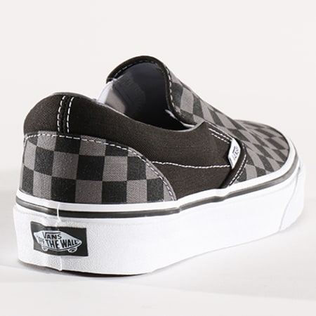 Vans - Classic Slip-On Zapatillas EYEBPJ Black Pewter Checkerboard