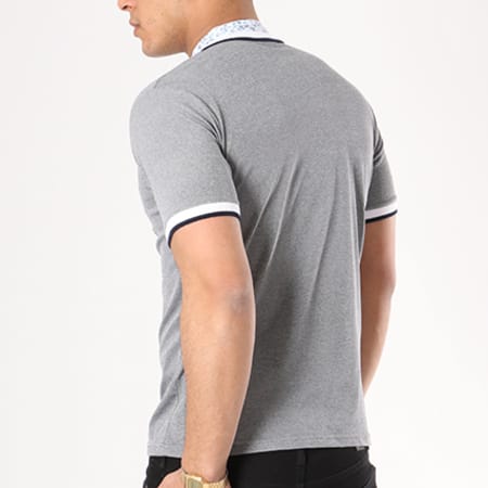 Ikao - Polo Manches Courtes G-770 Gris Chiné