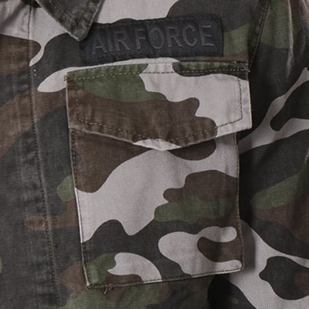 MTX - Veste Jean S625 Vert Kaki Camouflage Gris