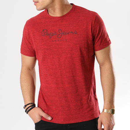Pepe Jeans - Tee Shirt Horst Rouge Chiné