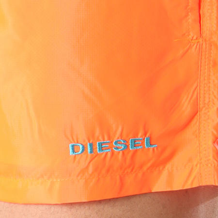 Diesel - Short De Bain Sandy 00SV9T-0JAQQ Orange Fluo Bleu Clair