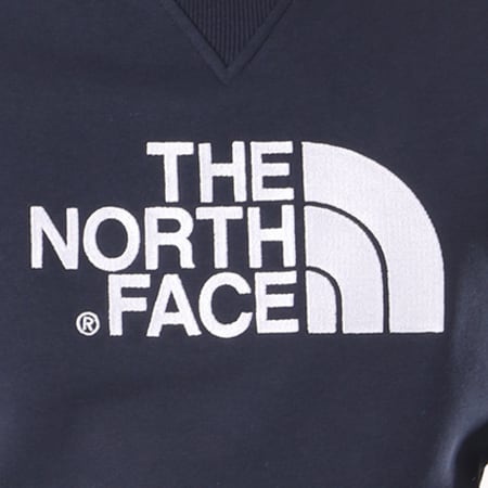 The North Face - Sweat Crewneck Drew Peak Bleu Marine Blanc